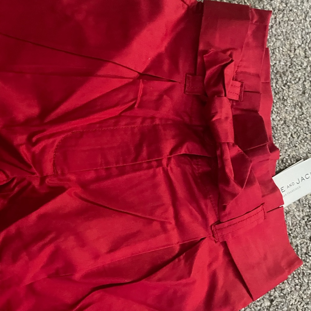 Red Wide legged pants - Picture 3 of 4